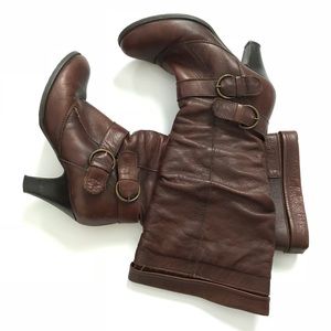 🚫sold🚫Steve Madden brown leather boots size 8